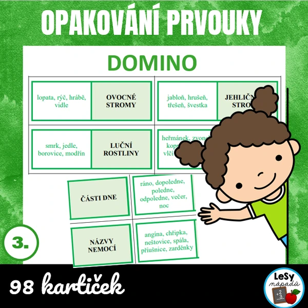 Opakování prvouky - domino