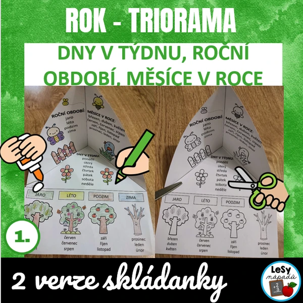 Rok, roční období - triorama