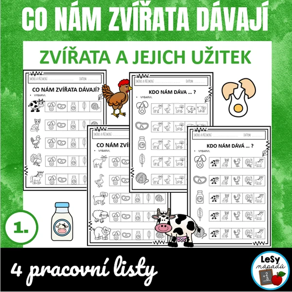 Co nám zvířata dávají