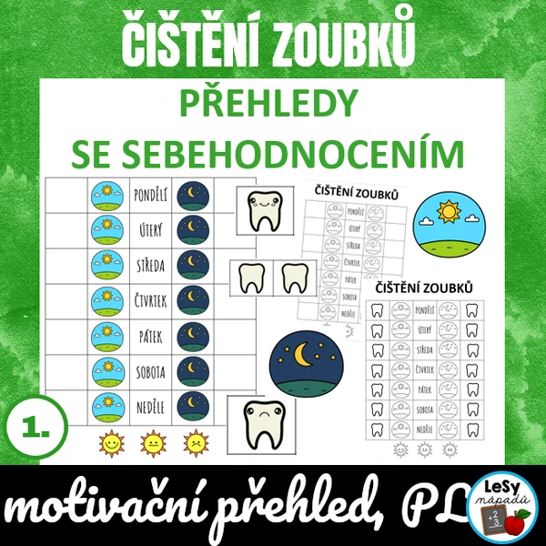 Čištění zoubků - sebehodnocení
