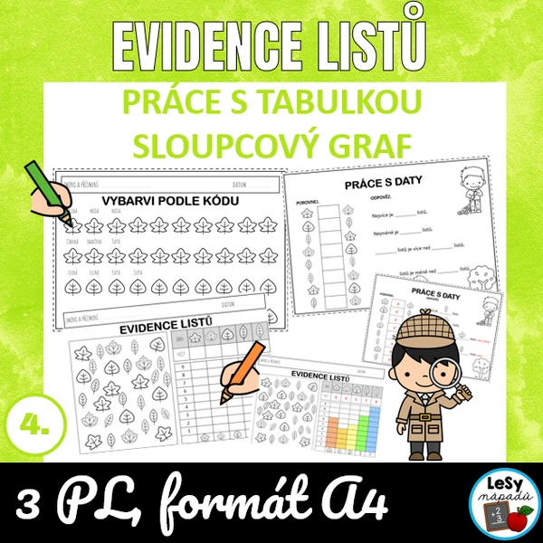 Evidence listů