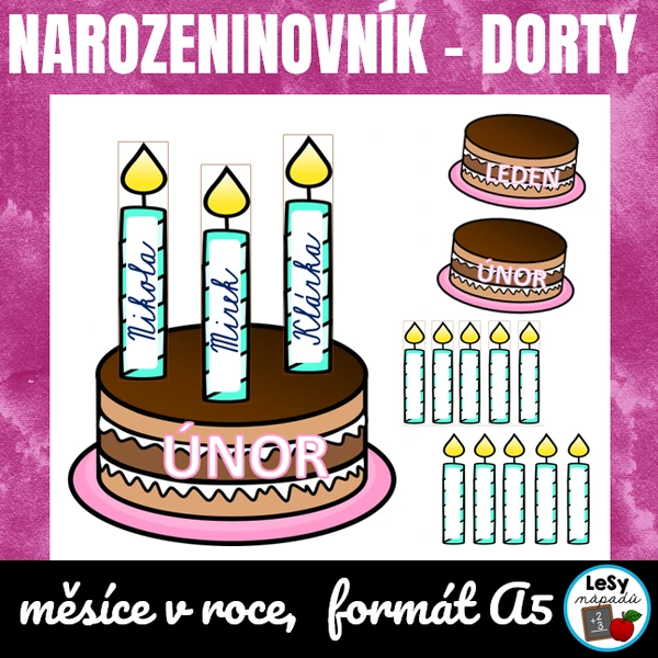 Narozeninovník - dorty