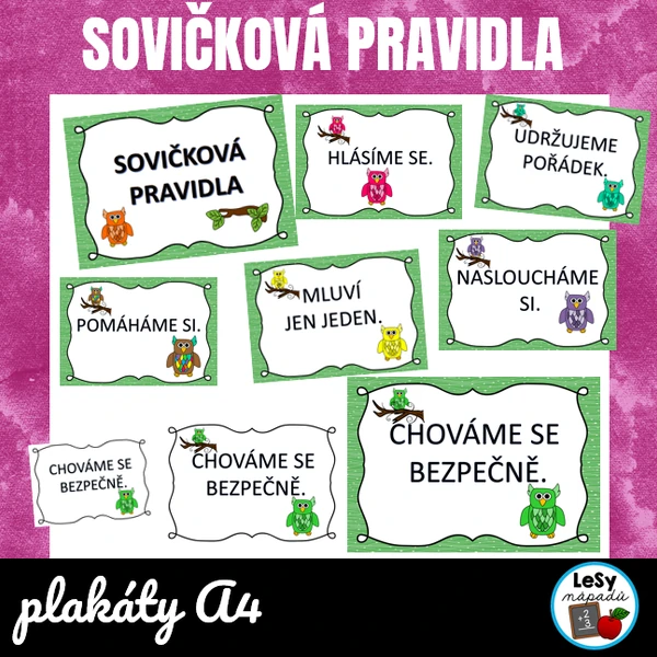 Sovy - pravidla třídy