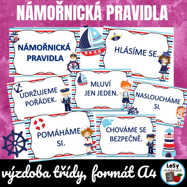 Pravidla třídy - námořníci a piráti