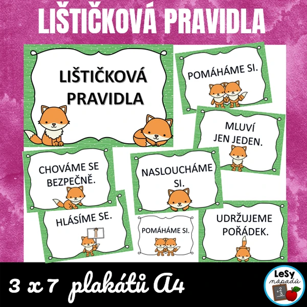 Pravidla třídy - lišky
