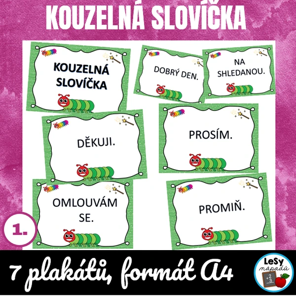 Housenka - kouzelná slovíčka