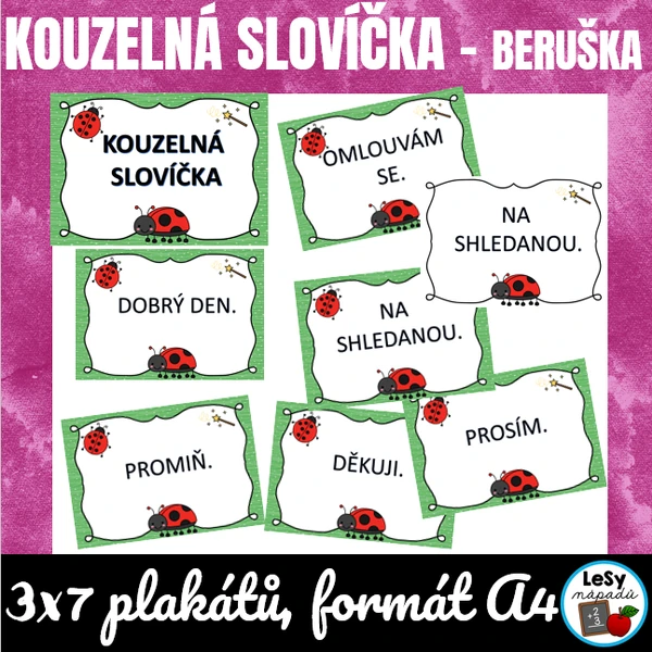 Beruška - kouzelná slovíčka