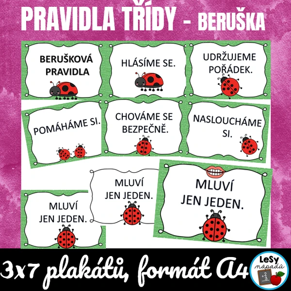 Beruška - pravidla třídy