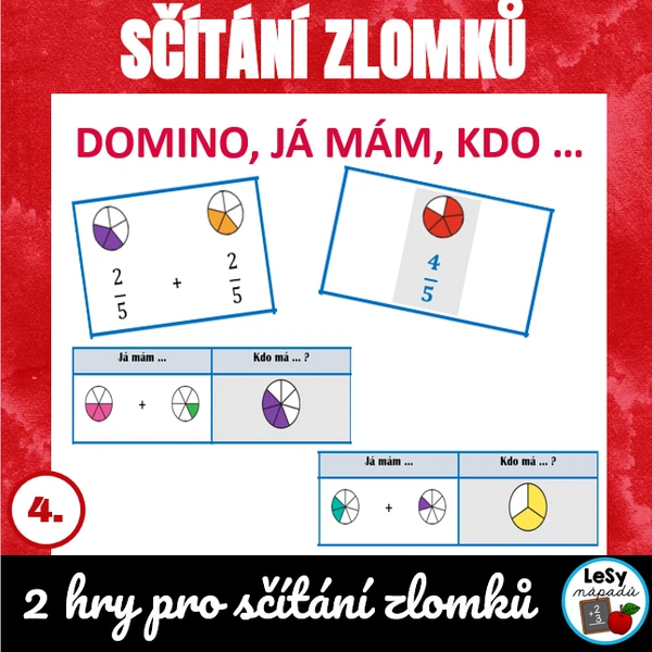 Hry pro sčítání zlomků