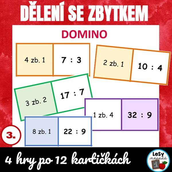 Dělení se zbytkem - domino