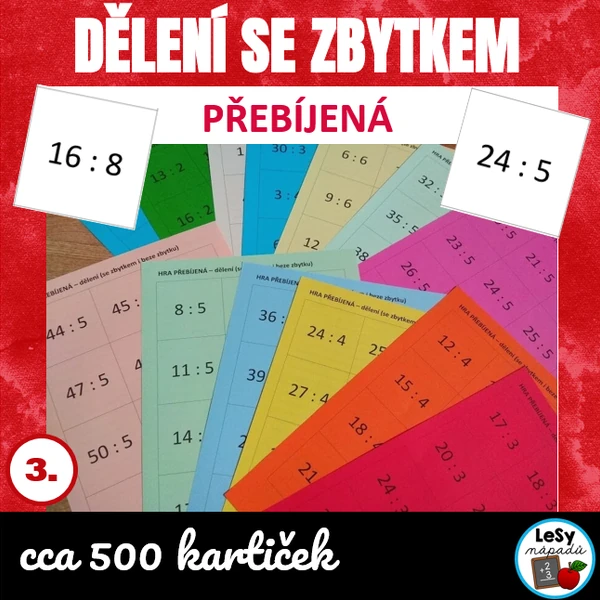 Přebíjená - dělení se zbytkem i bez