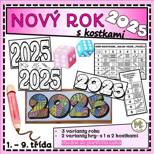 NOVÝ ROK 2025- S KOSTKAMI