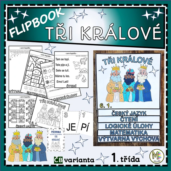 TŘI KRÁLOVÉ- FLIPBOOK- 1. TŘÍDA