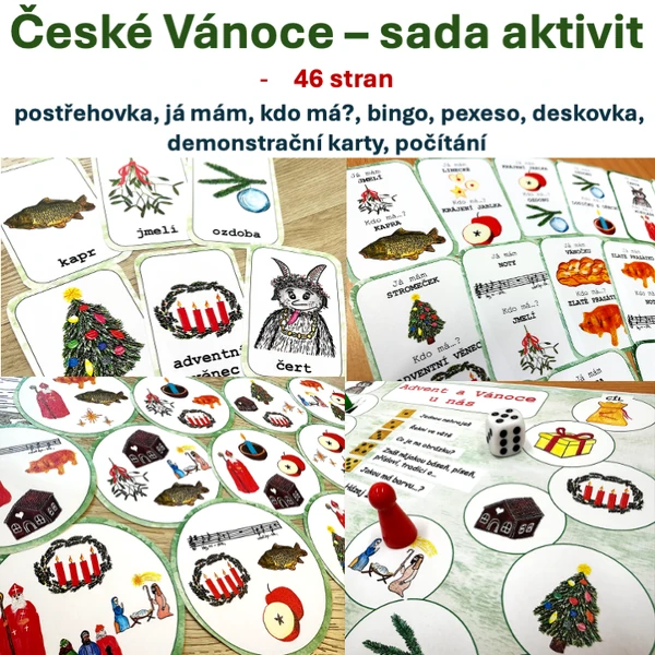 České Vánoce - sada aktivit