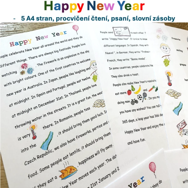 Happy New Year - picture reading