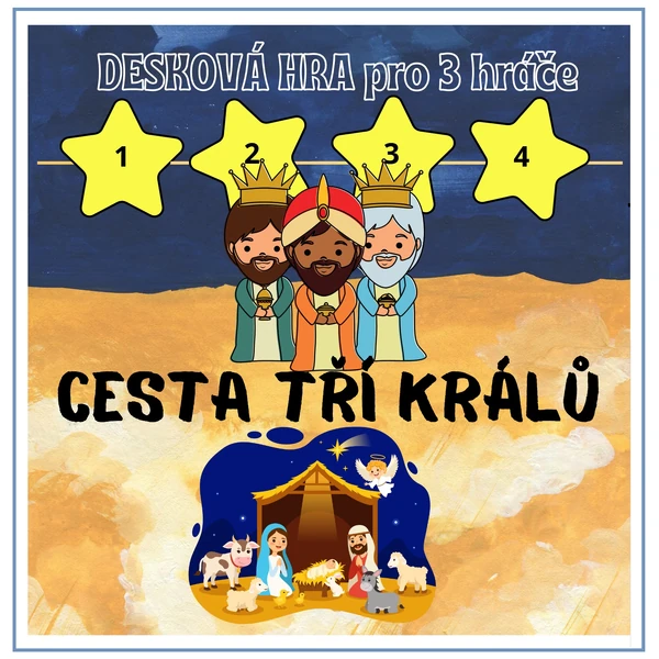 Desková hra - CESTA TŘÍ KRÁLŮ