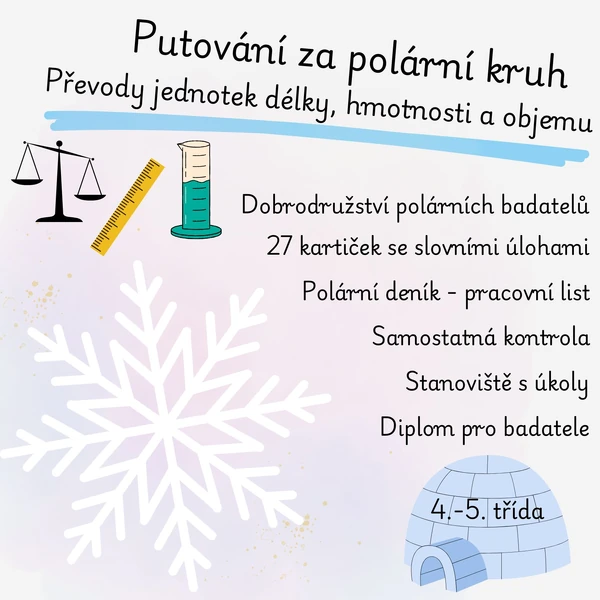 Putování za polární kruh - převody jednotek