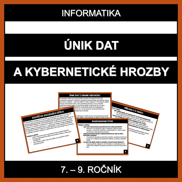 Únik dat a kybernetické hrozby