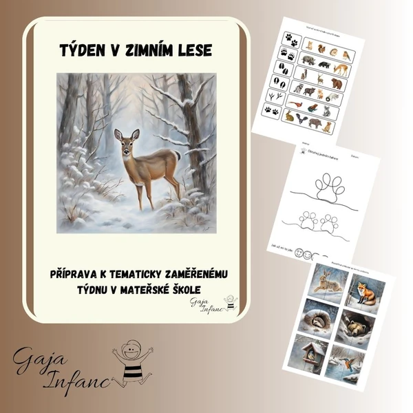 🌲 Týden v zimním lese ❄️