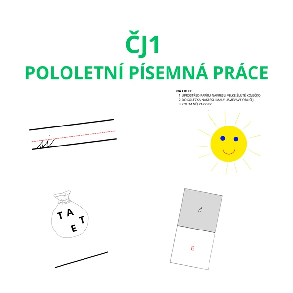 ČJ1 - POLOLETNÍ PÍSEMNÁ PRÁCE