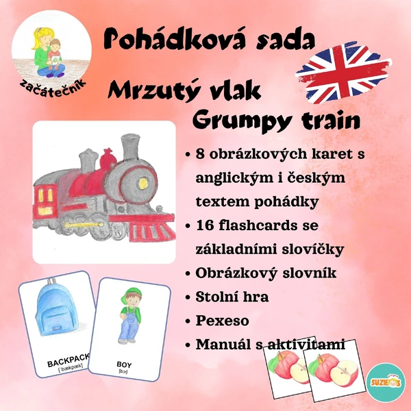 Pohádková sada Grumpy train / začátečník