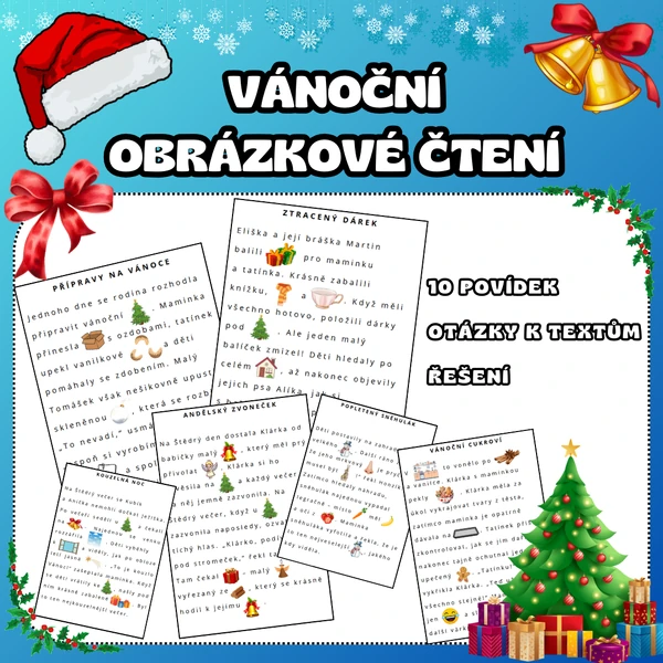 Obrázkové čtení - Vánoce