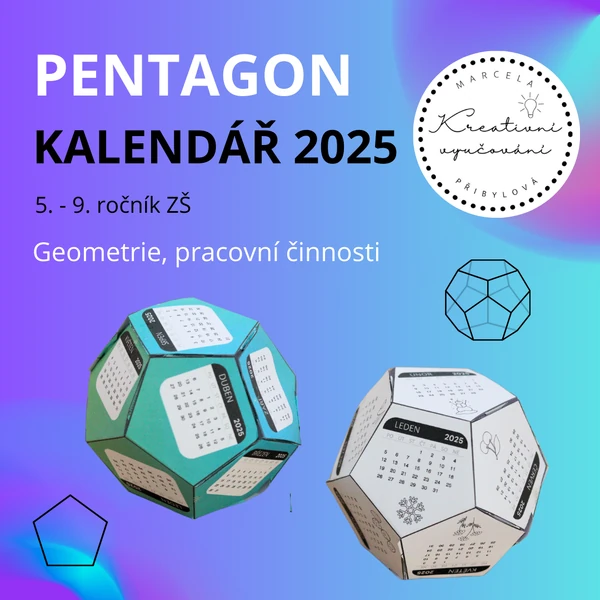 PENTAGON - kalendář 2025