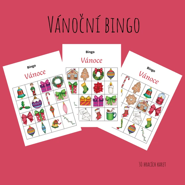 Vánoční bingo 