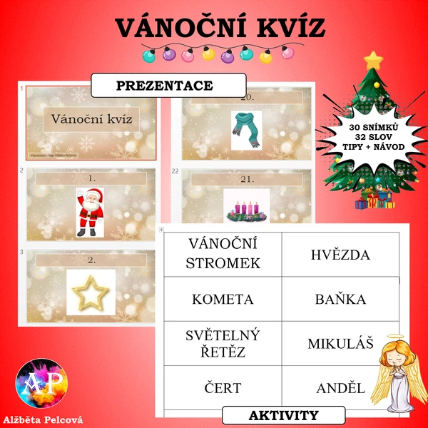 VÁNOČNÍ KVÍZ + AKTIVITY
