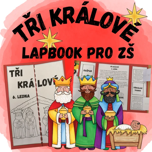 Tři králové - lapbook pro ZŠ