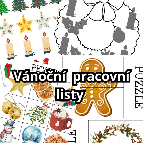 Vánoční sada pracovních listů