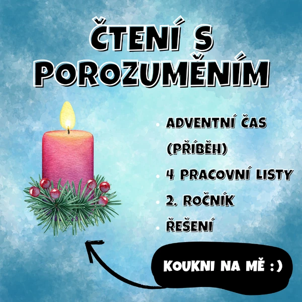 ČTENÍ s porozuměním - Adventní čas 2. ročník