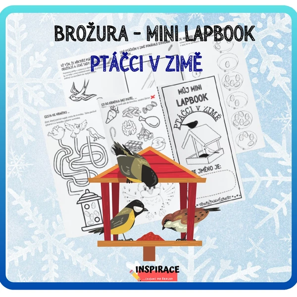  MINI lapbook - Ptáčci v zimě 