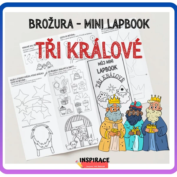 MINI lapbook - Tři králové