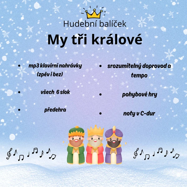 Hudební balíček Tři králové