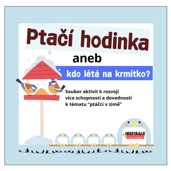 Ptačí hodinka aneb kdo létá na krmítko?