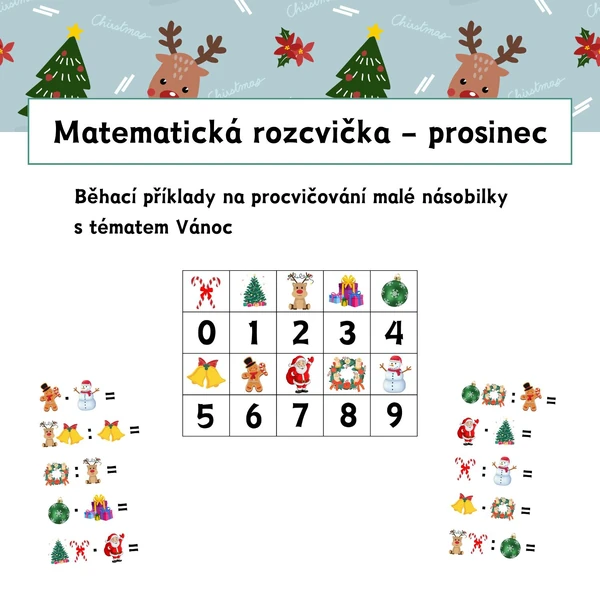 MATEMATICKÁ ROZCVIČKA - prosinec