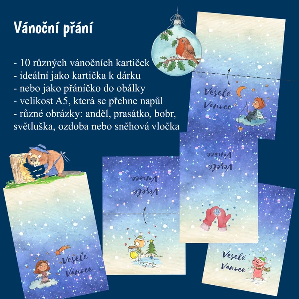 Přáníčka - Veselé Vánoce