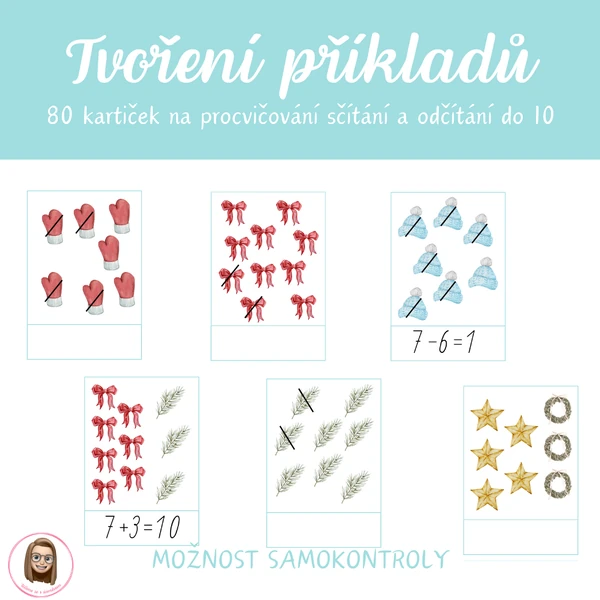 Zimní tvoření příkladů