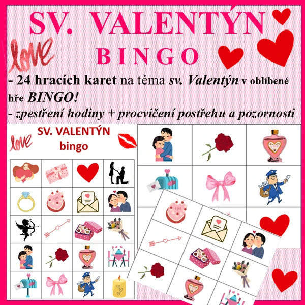 Sv. Valentýn - bingo!