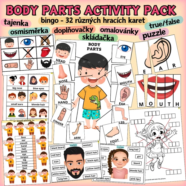 BODY PARTS ACTIVITY PACK