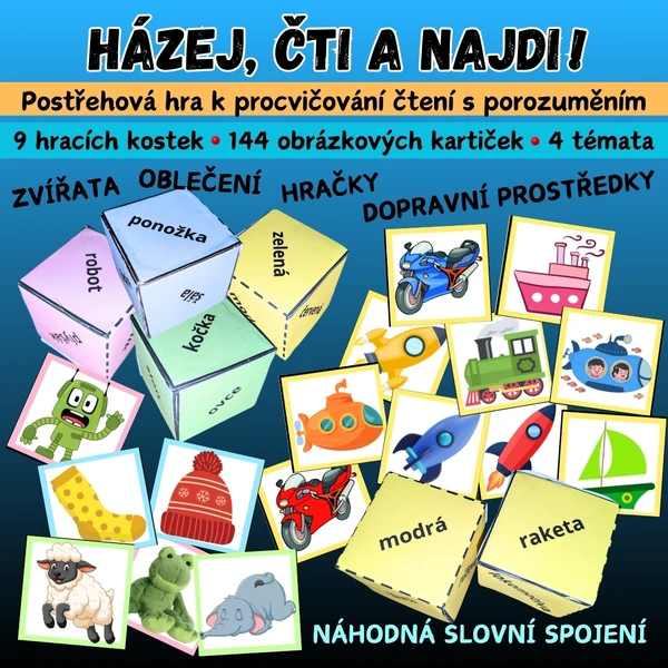 HÁZEJ, ČTI A NAJDI!