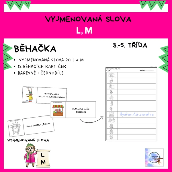 Vyjmenovaná slova L, M - BĚHAČKA zima
