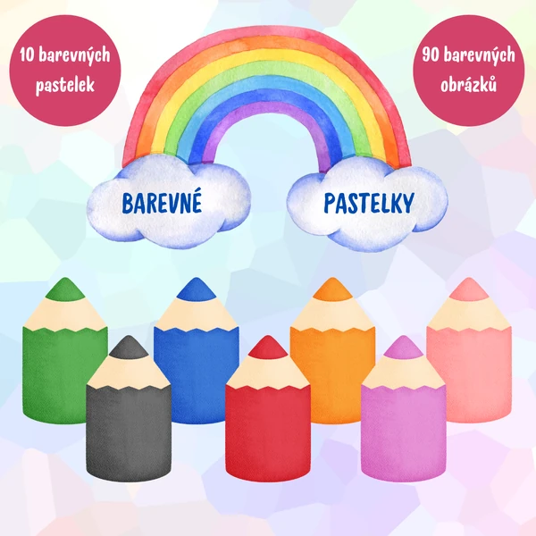 Barevné pastelky