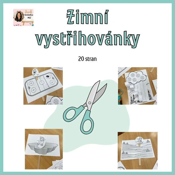 Zimní vystřihovánky