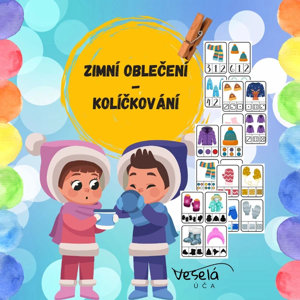 ZIMNÍ OBLEČENÍ- kolíčkování