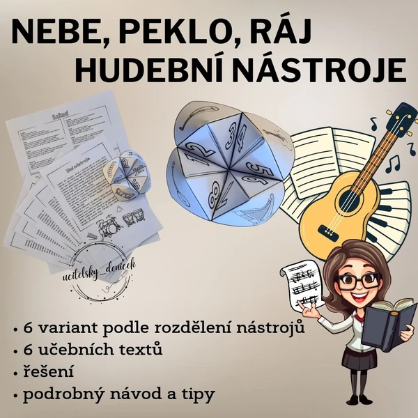 Nebe, peklo, ráj - hudební nástroje