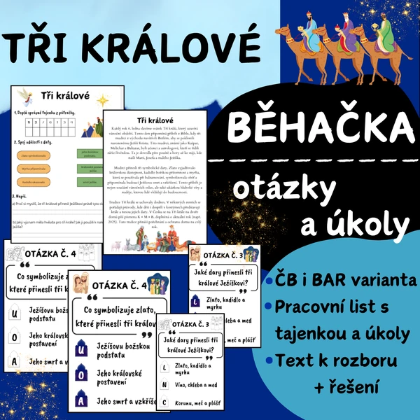 Tři králové- běhačka, pátračka