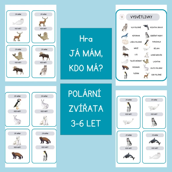 Polární zvířata - já mám, kdo má?