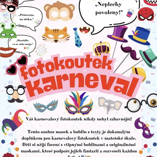 Fotokoutek na karneval 